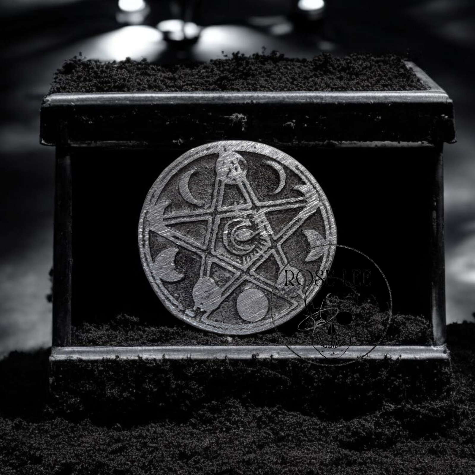 The Protection Talisman – Numismata Arcana – Handcrafted Pewter Amulet