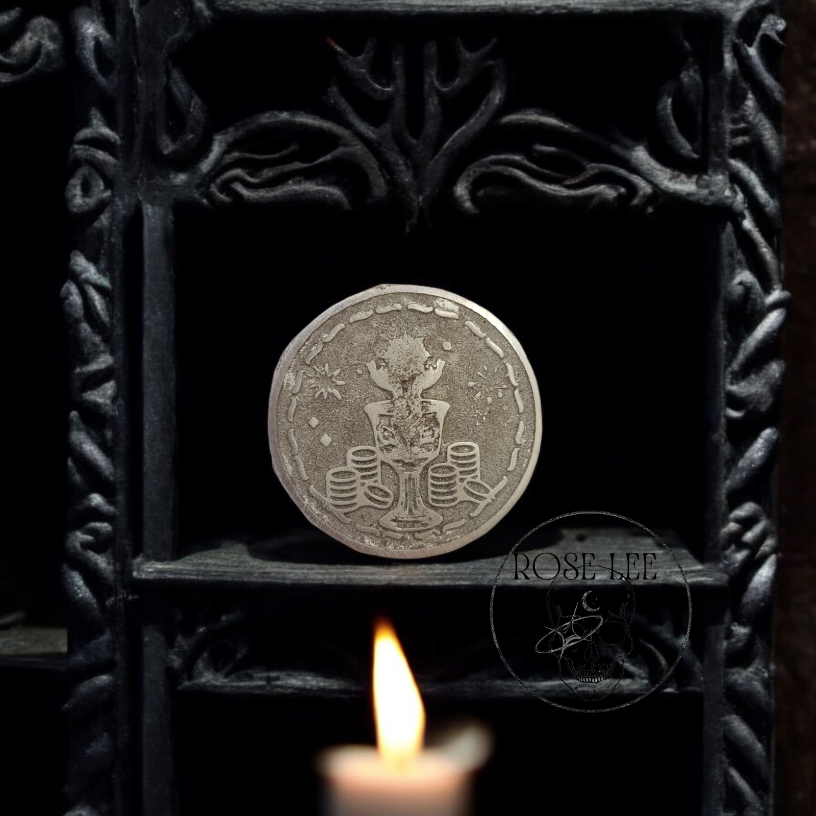 The Abundance Talisman – Numismata Arcana – Handcrafted Pewter Amulet