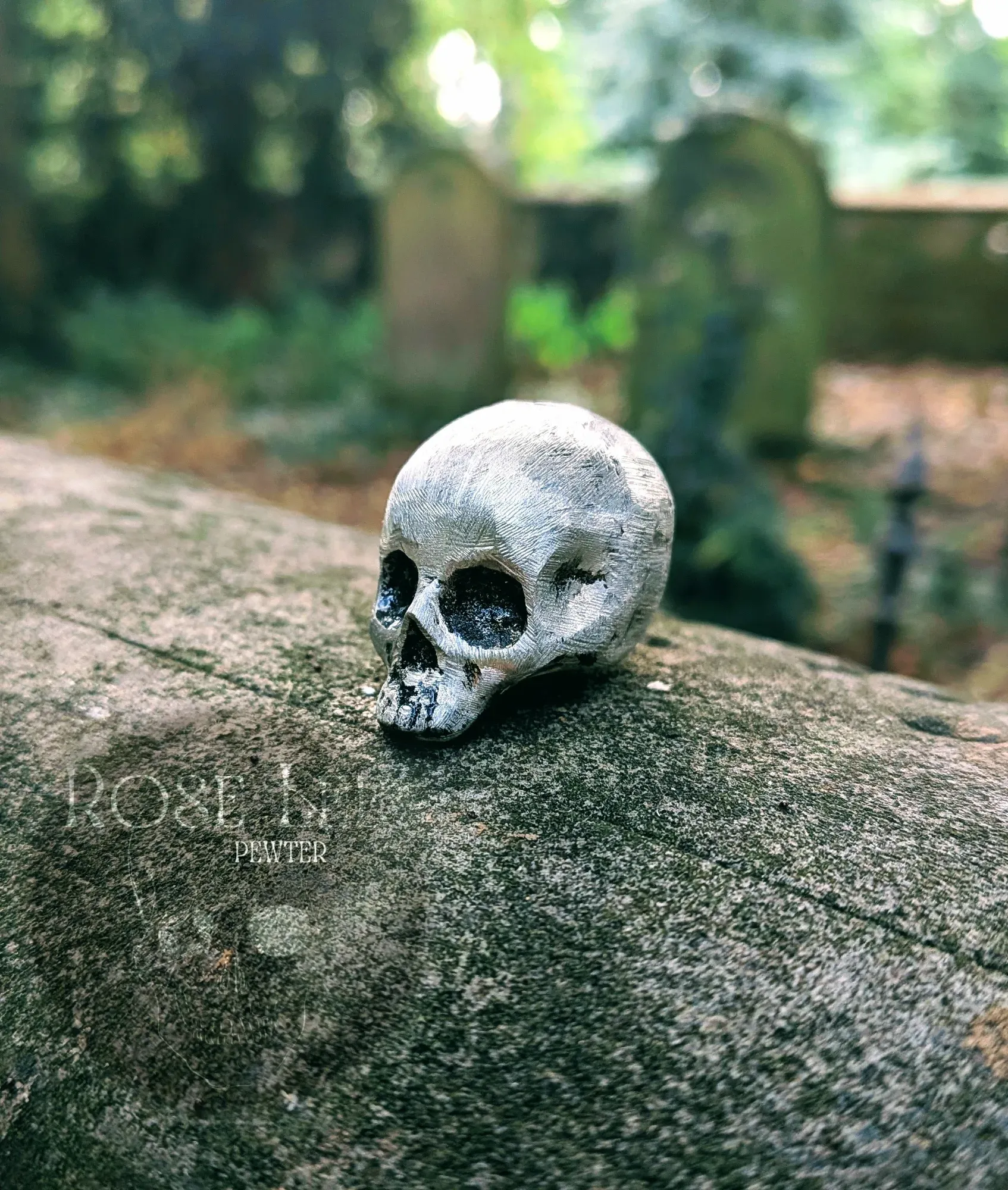 The skull - the bones collection, pewter ornament