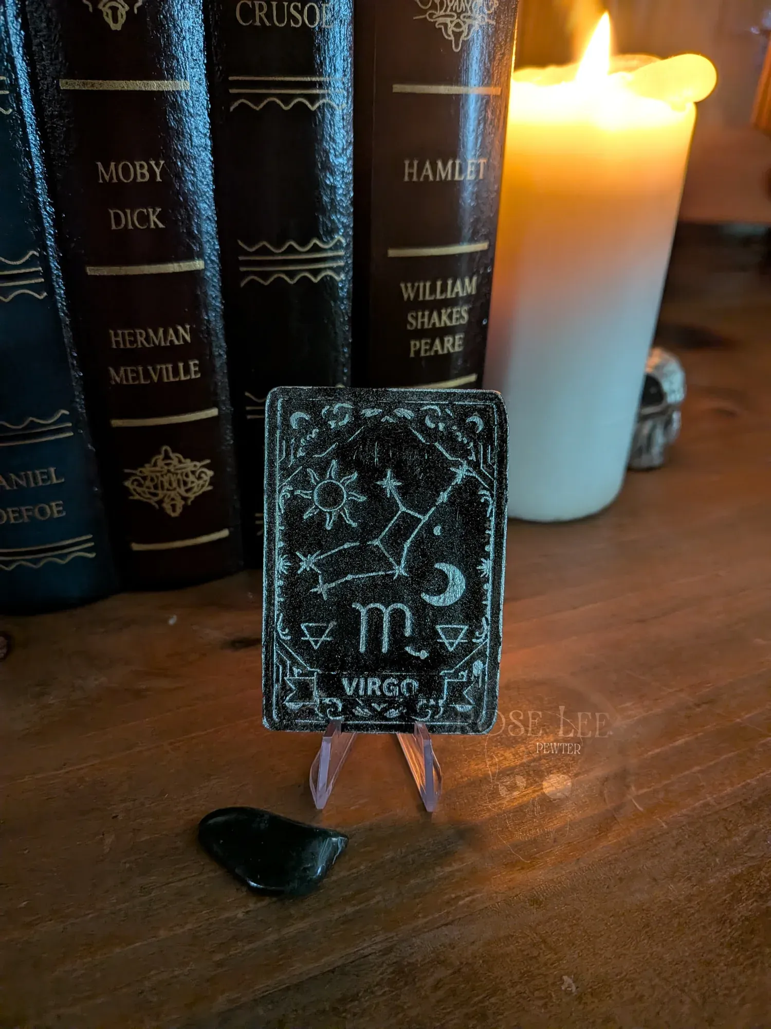virgo tarot card, star sign gift, gothic gift